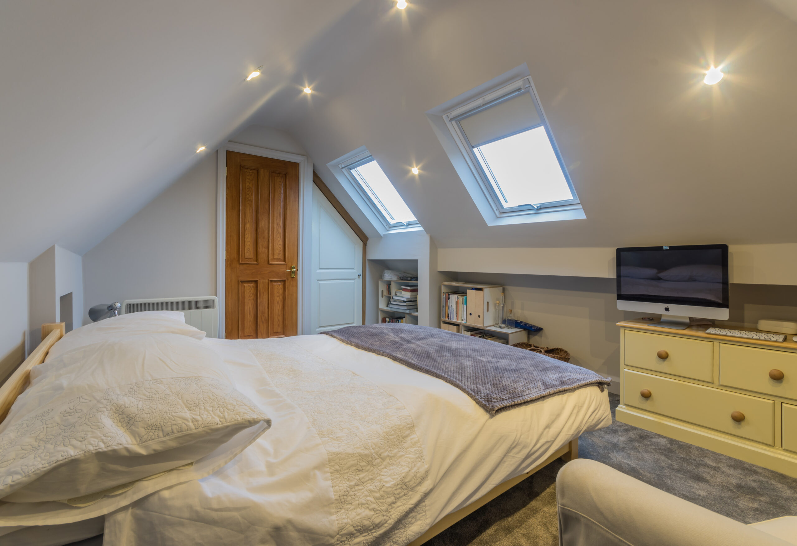 loft conversion with velux skylights