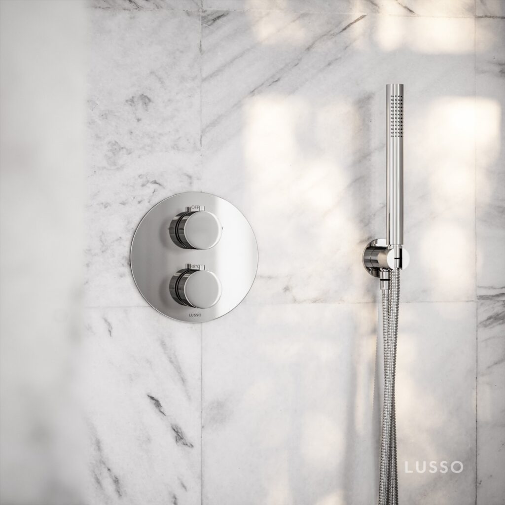 Lusso thermostatic shower