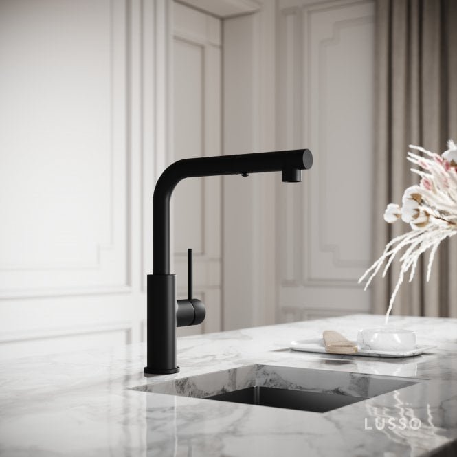 Lusso Black Matt Kitchen Tap